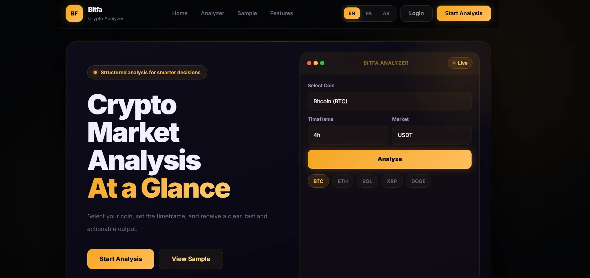 Bitfa Radar