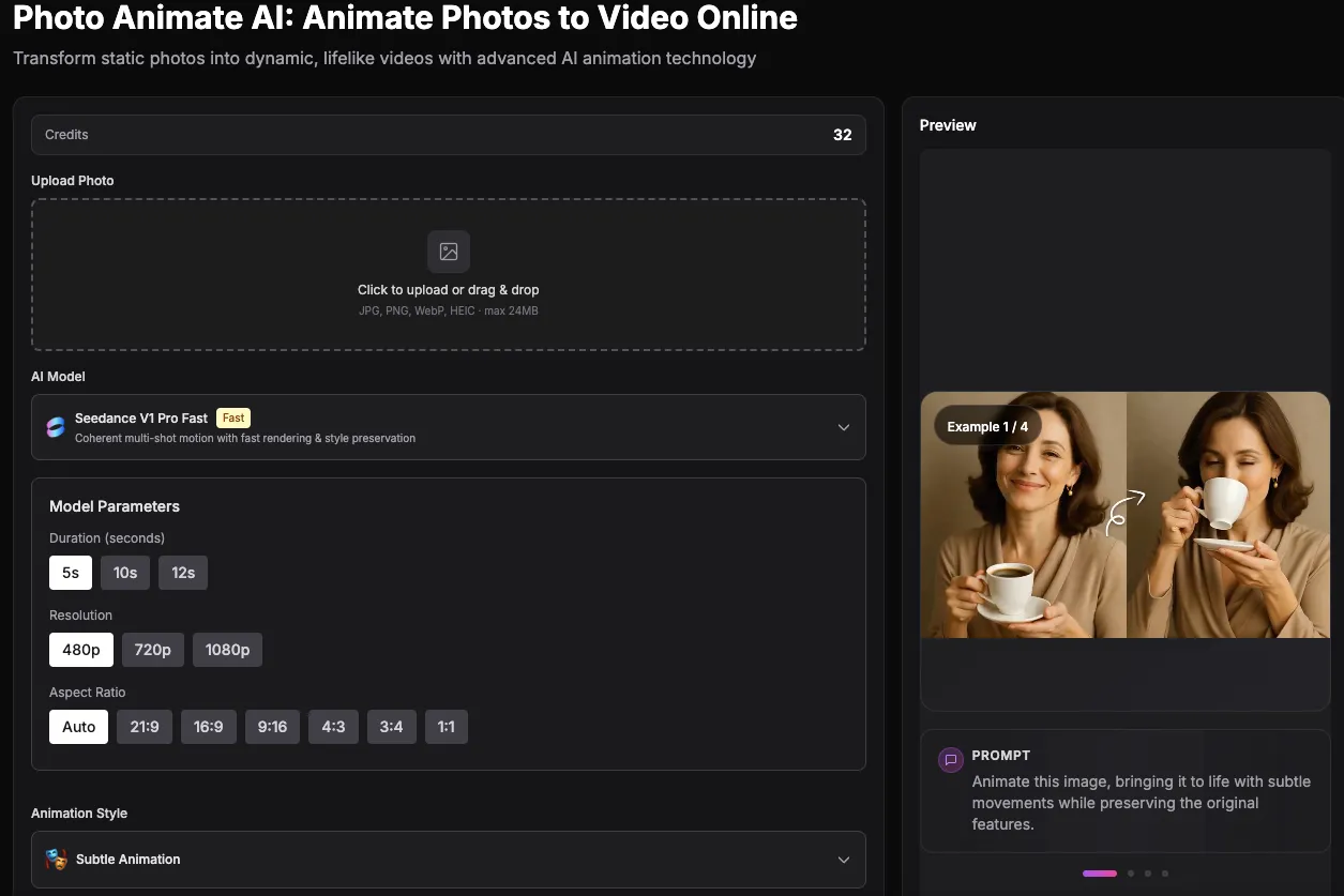 Photo Animate AI