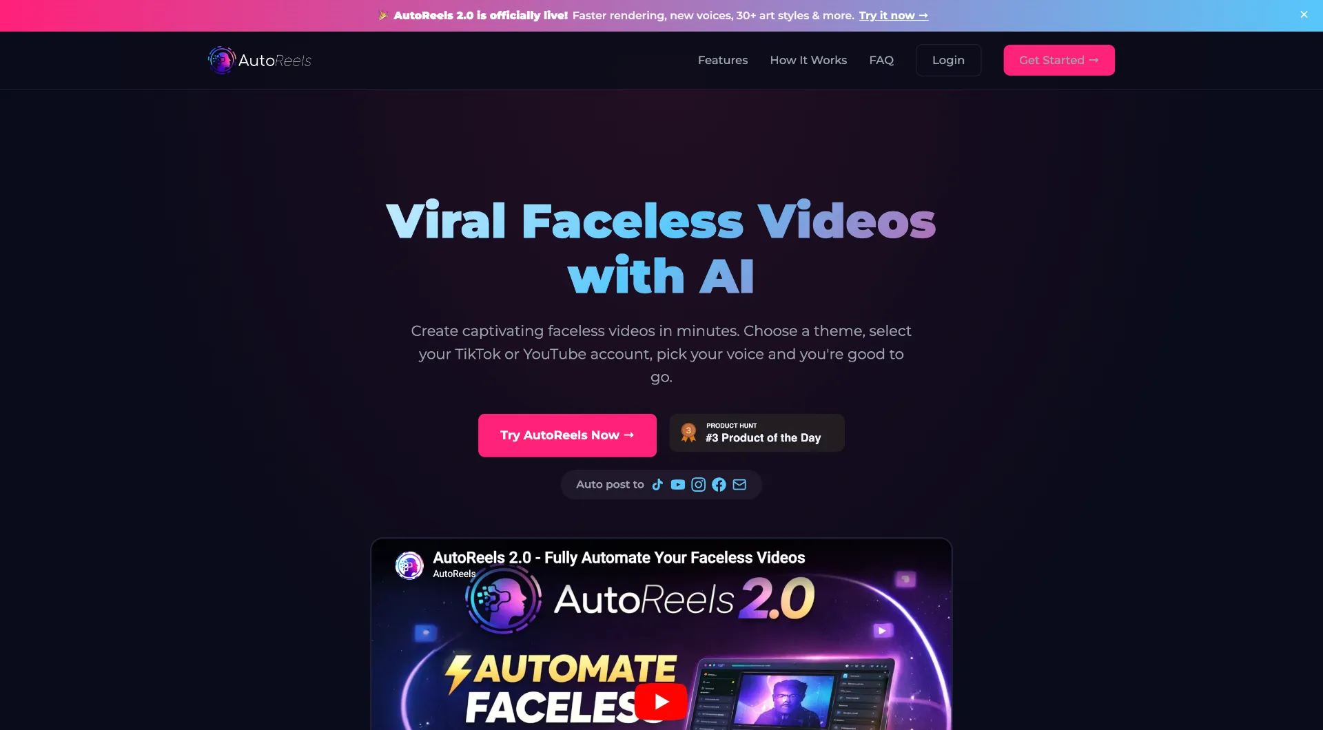 AutoReels Faceless Reels Maker