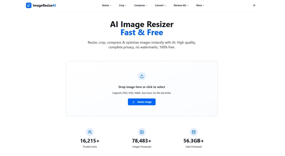 AI Image Resizer
