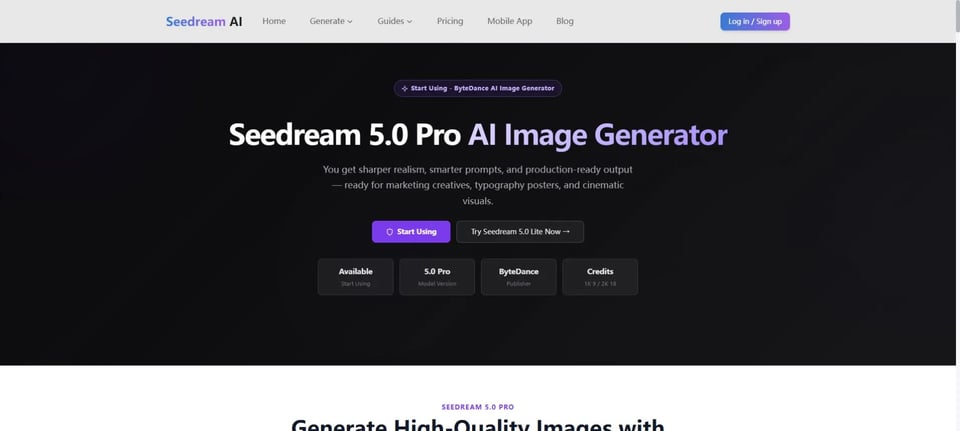 Seedream 5.0 Pro