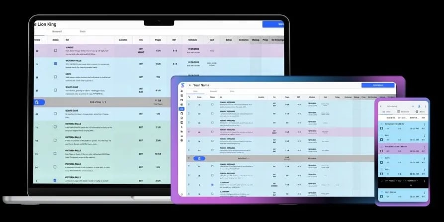 AI Shooting Schedule Software | Studiovity