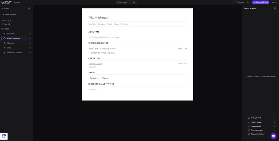 ResumeTailor AI