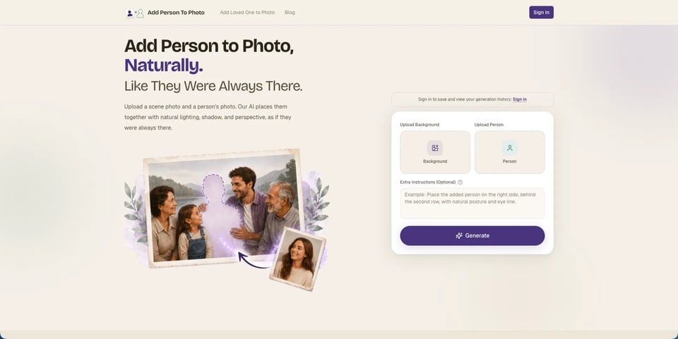Add Person to Photo