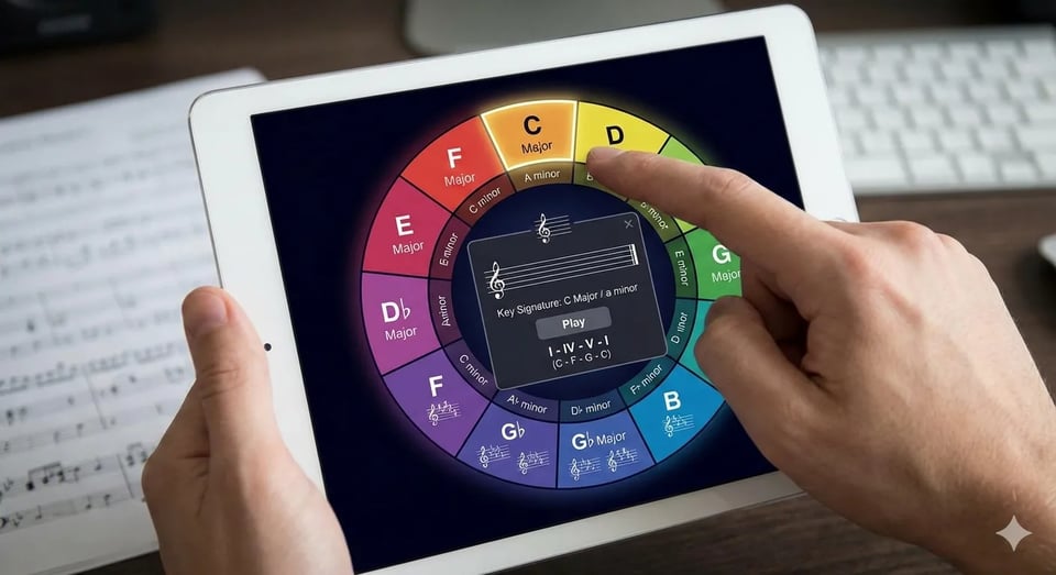 The Circle of Fifths Online Tool