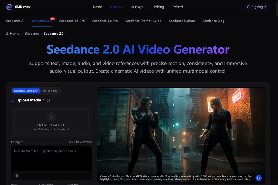 Seedance AI Video Generator