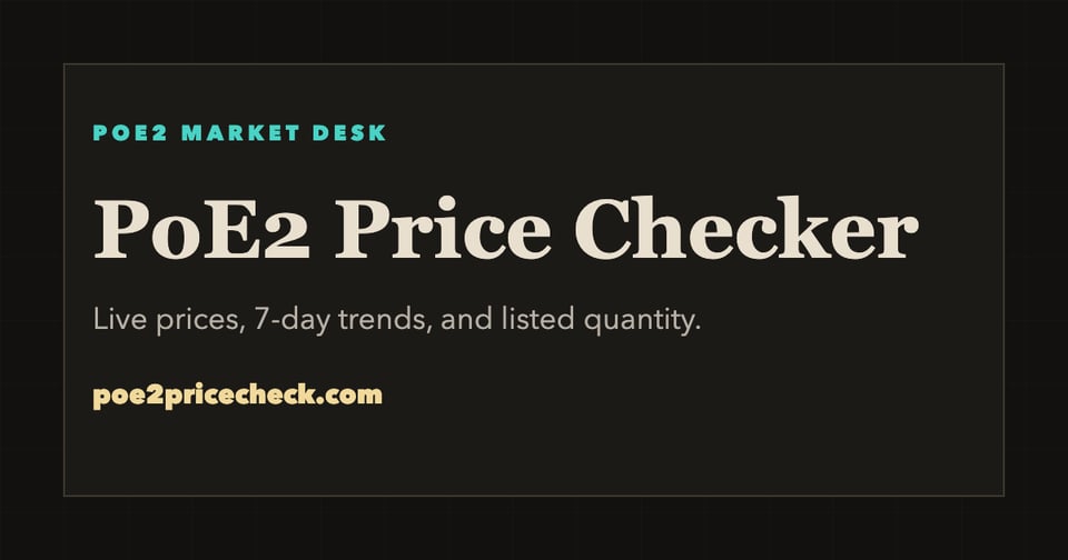 PoE2 Price Checker