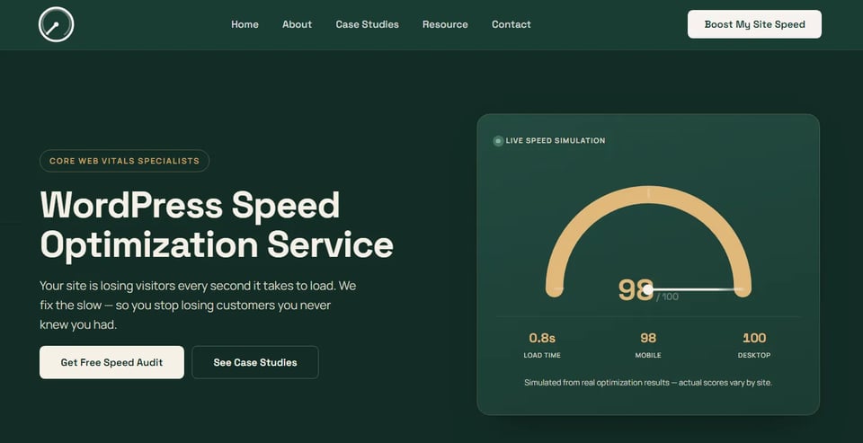WordPress Speed Optimization Service