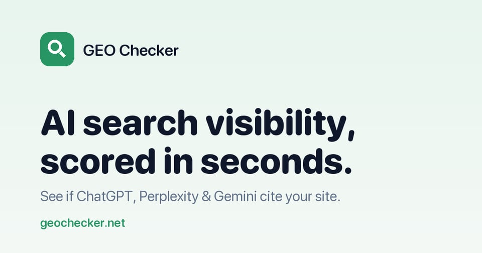 GEO Checker
