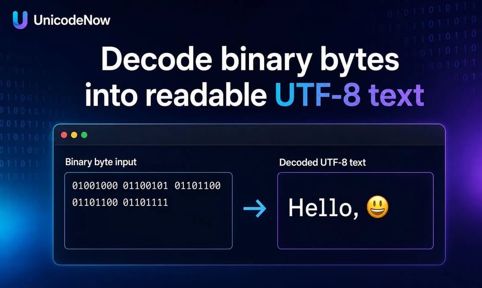 Binary to Text Converter