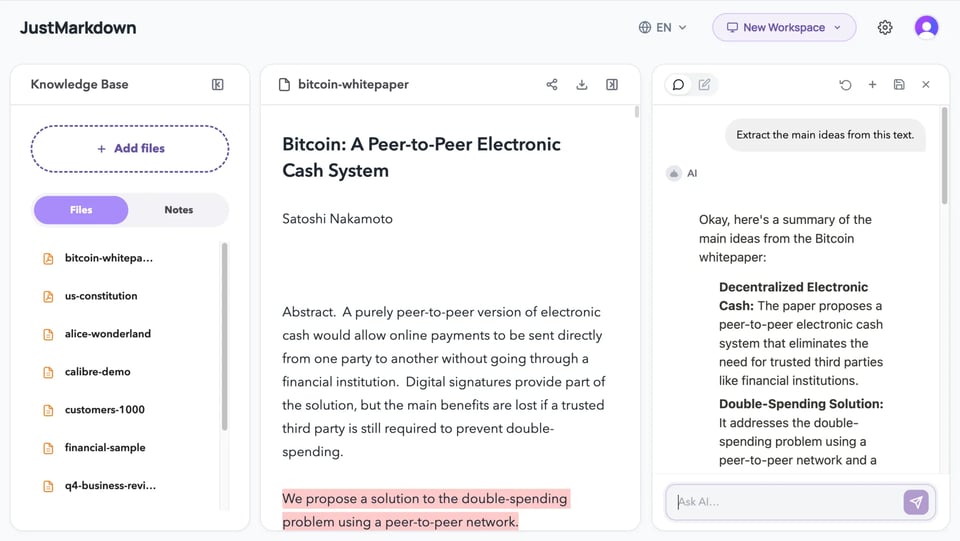 JustMarkdown