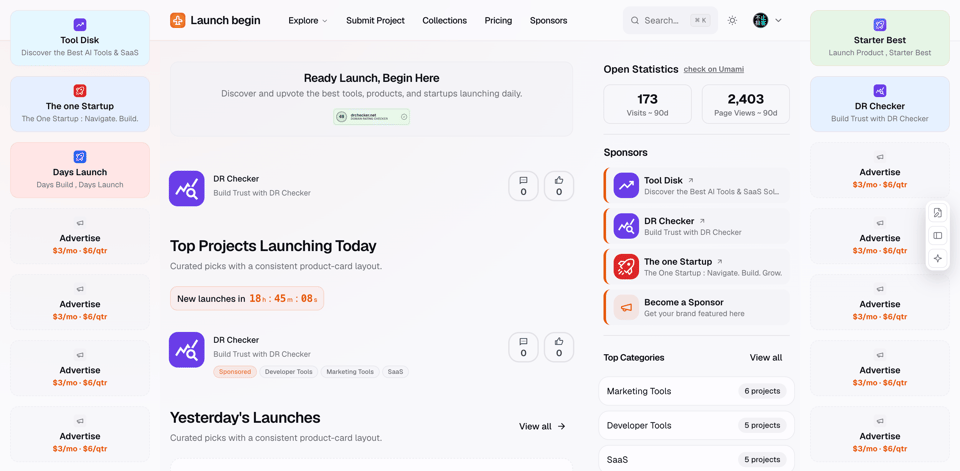 Launch Begin