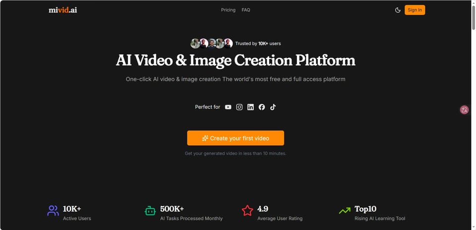 AI Video & Image Creation