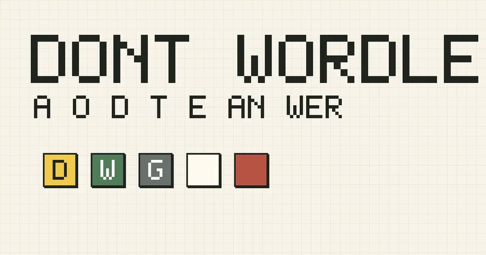 Dont Wordle