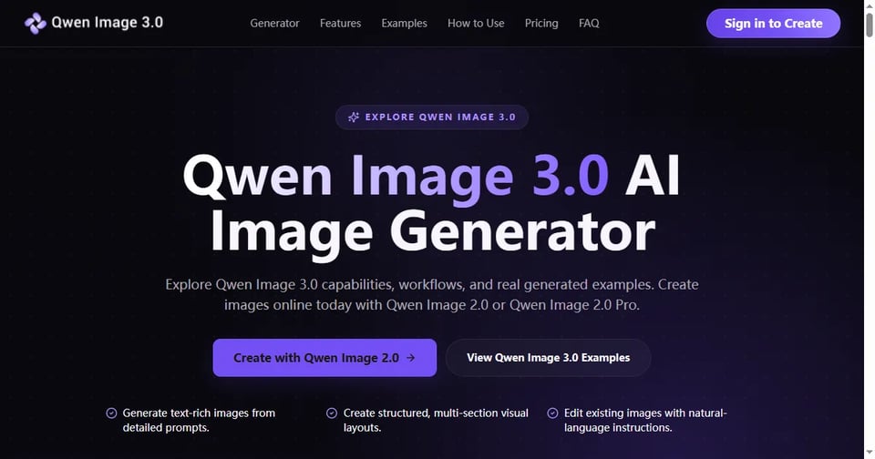 Qwen Image 3.0