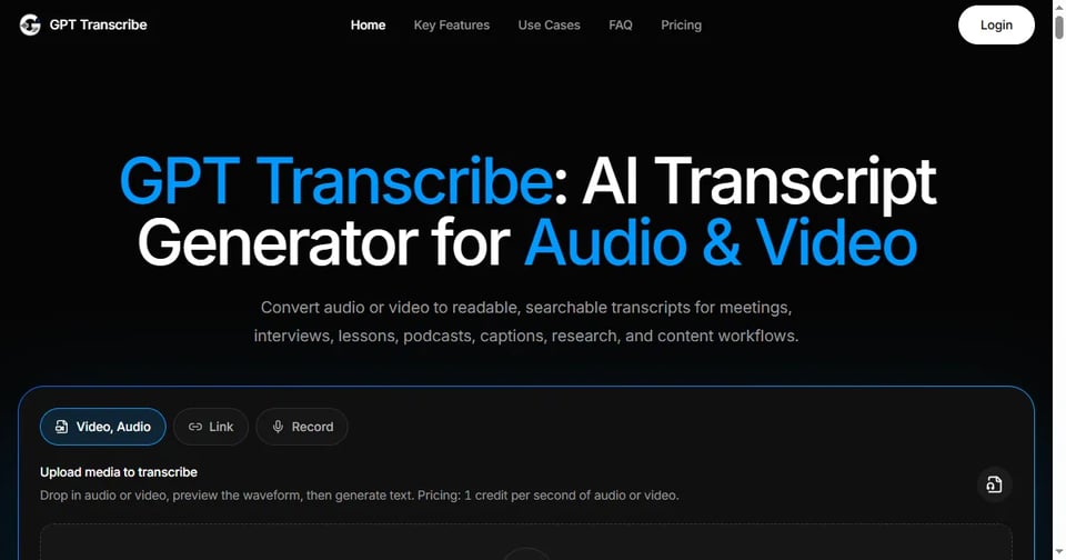 GPT Transcribe